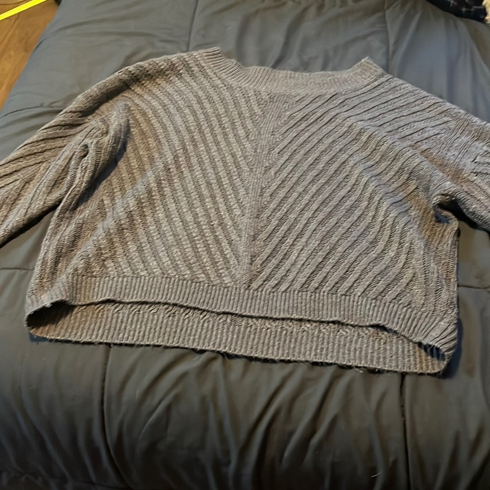 Grey chunky sweater